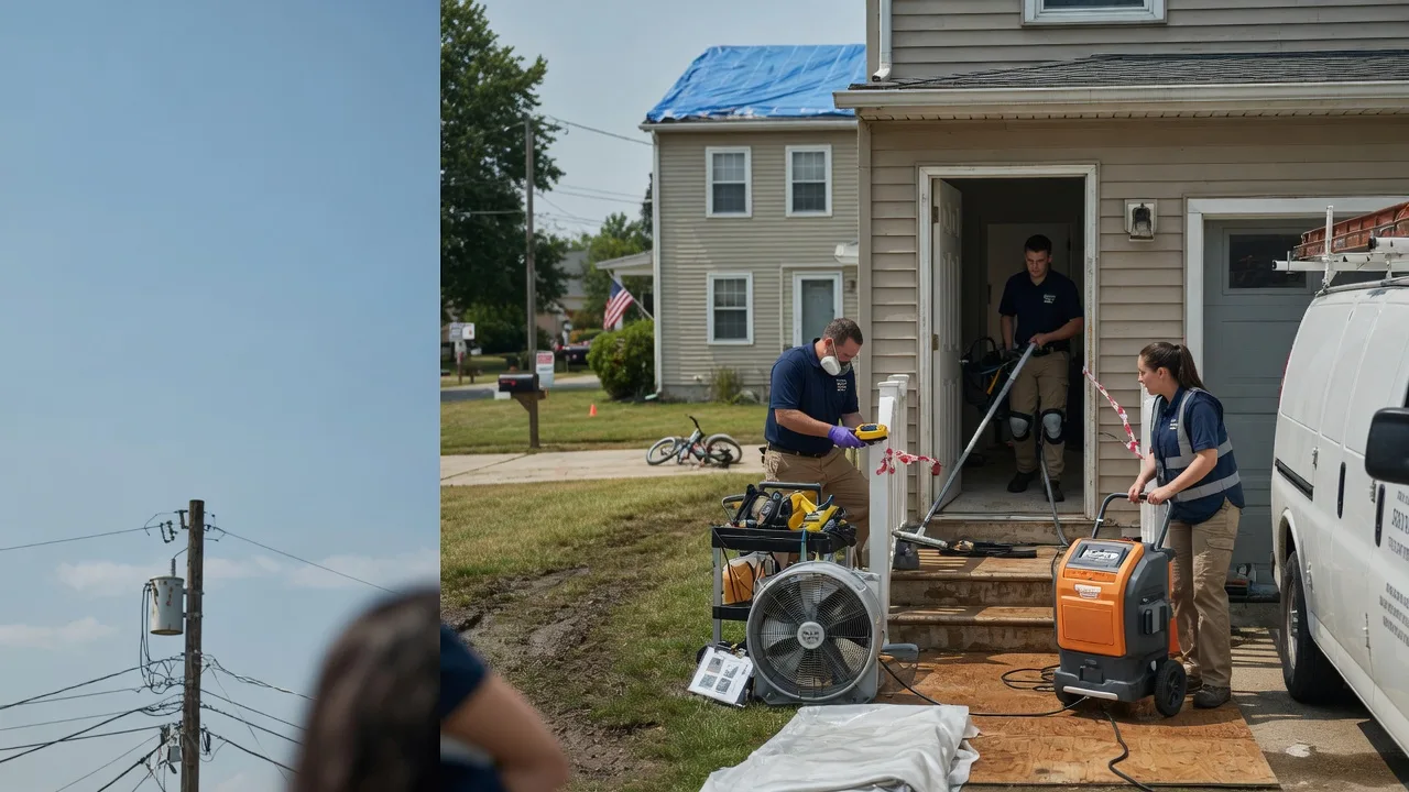 Water Damage Repair in Sweeny, TX near me